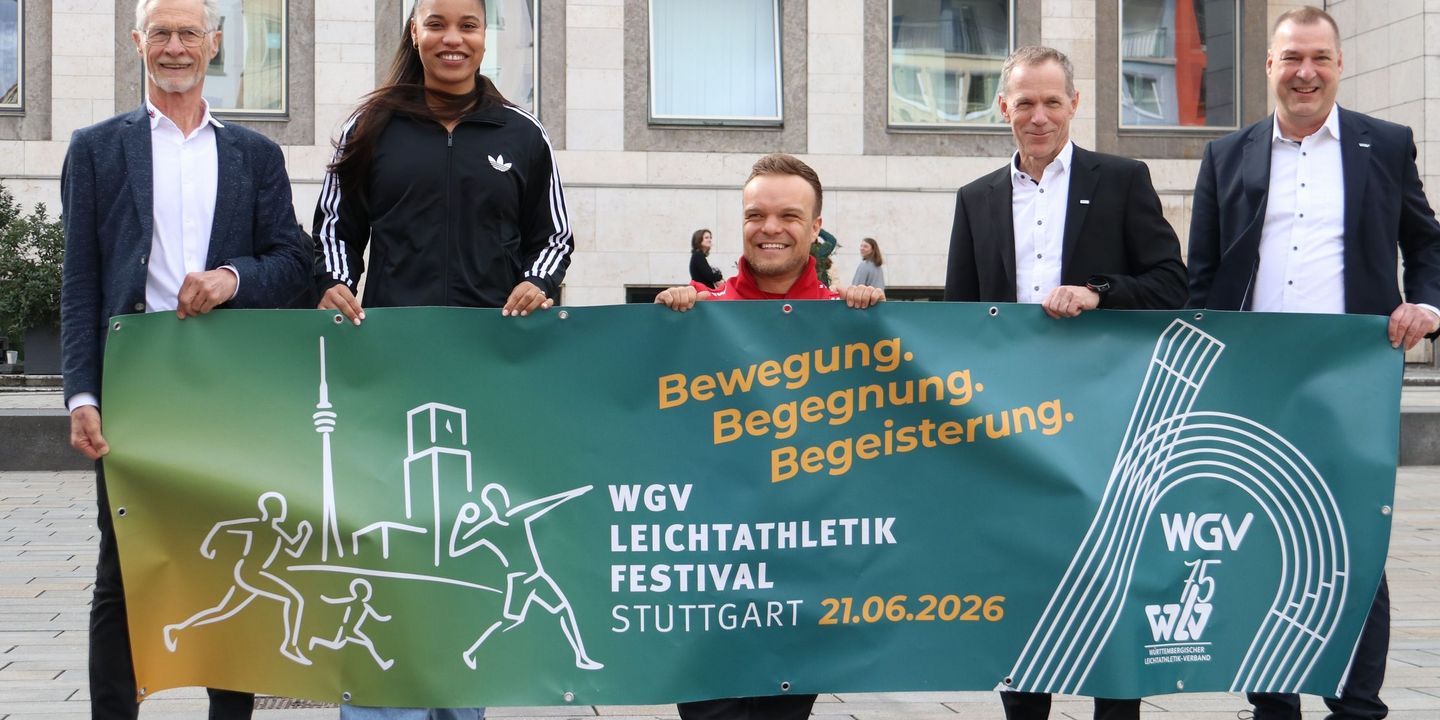 WGV Leichtathletik-Festival: Jubiläum auf dem Stuttgarter Marktplatz