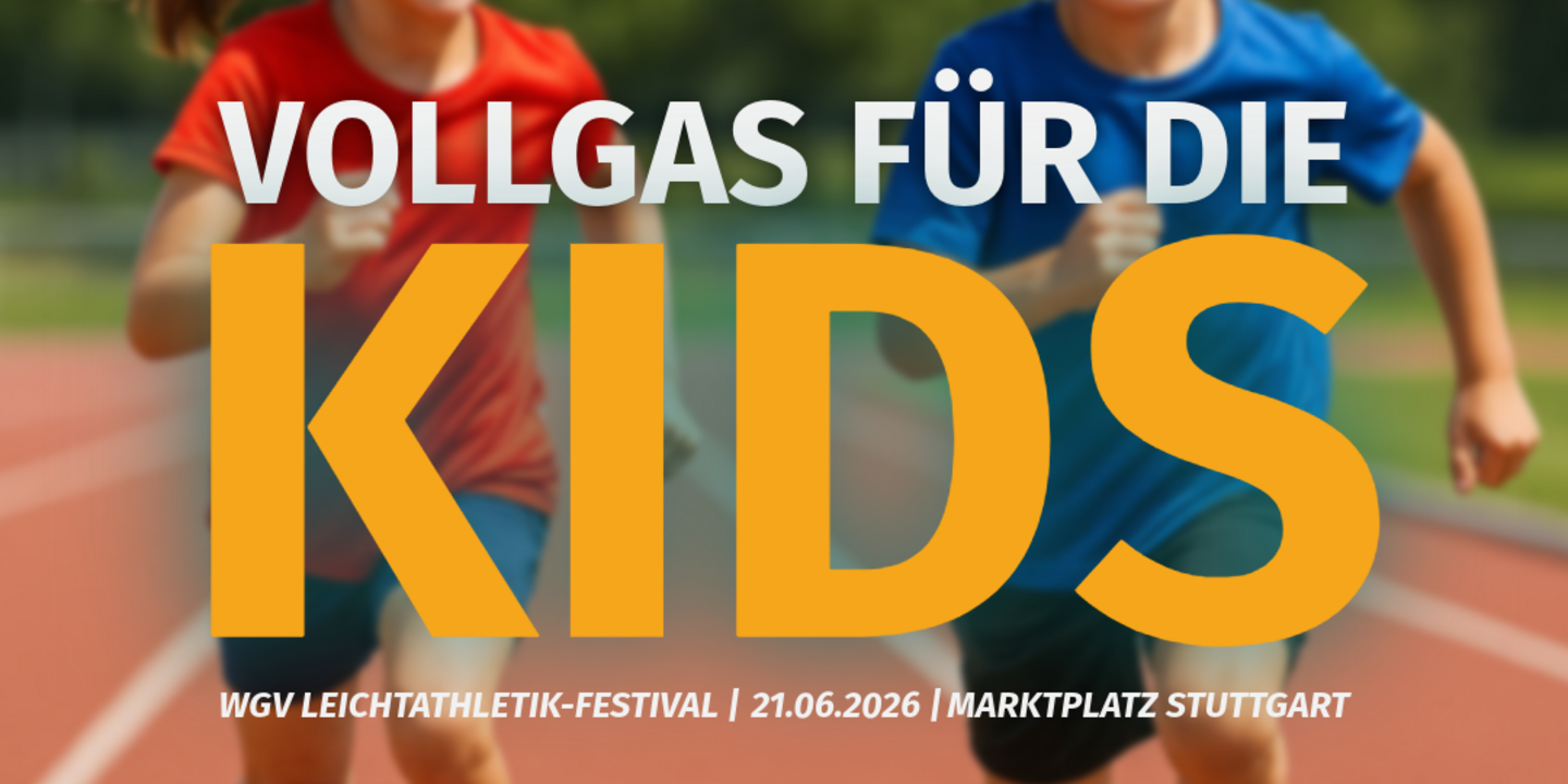 Kinderleichtathletik beim WGV Festival – Bewegung, Spaß und Action mitten in Stuttgart