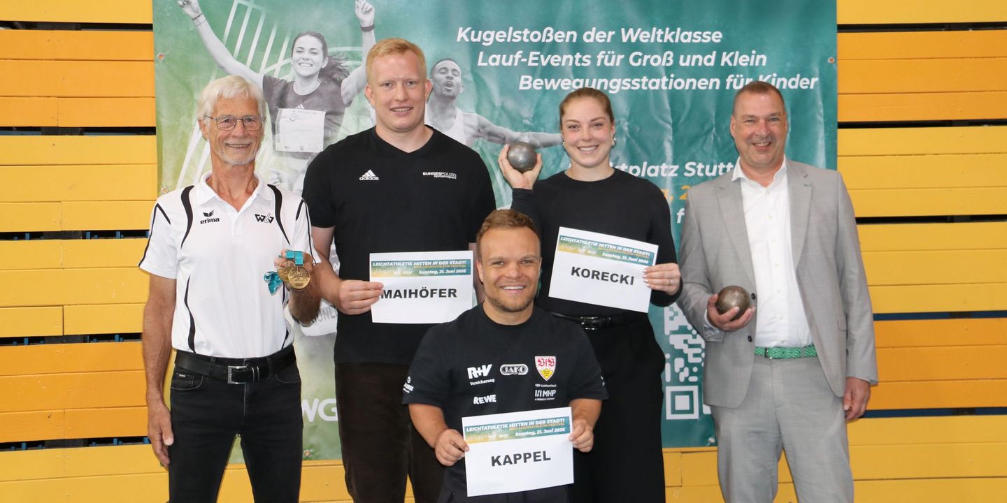 WGV Leichtathletik-Festival bringt Weltklasse und Bewegung mitten nach Stuttgart